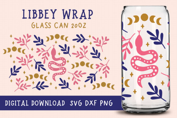 20oz Libbey Cup Full Wrap Svg Cutfile