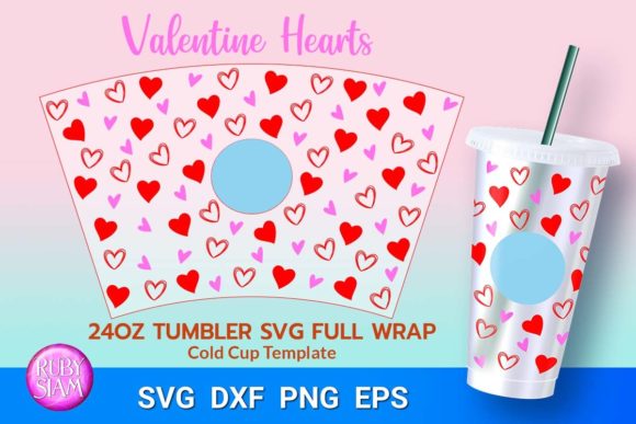 Heart Wrap SVG, Valentine Hearts SVG