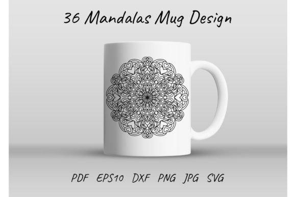 Mug, Cup Mandala Sublimation SVG