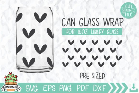 Valentines Day Gift, Can Glass